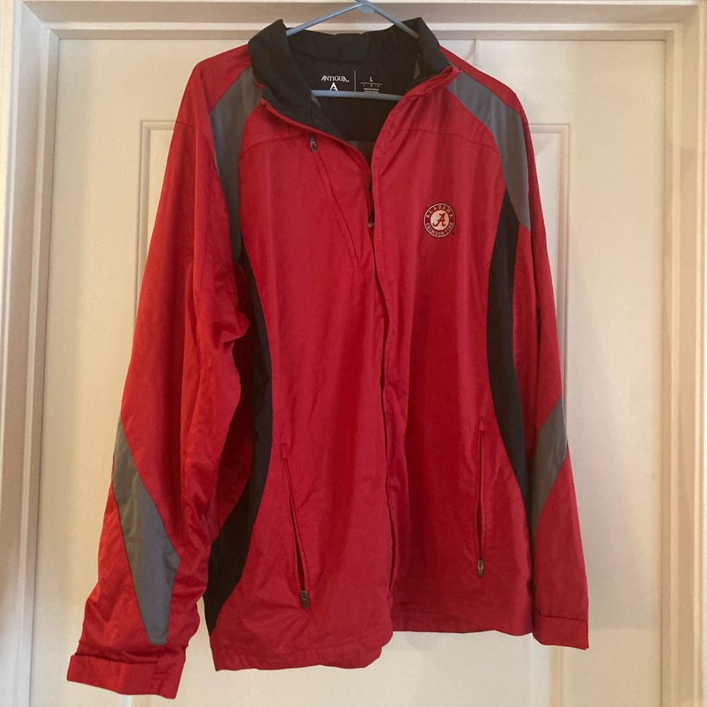 Alabama Crimson Tide windbreaker, size L Antigua brand